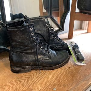 Frye lace up Boots